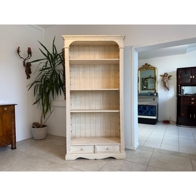 Bookcase, Shelf, Shabby Chic Style. Dimensions: Height x Width x Depth 211 x 108 x 42 cm. For sale is a charming solid...