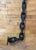 Late 20th Century Custom Brutalist Architectural Salvage Chainlink Bar Rail For Sale - Image 11 of 12