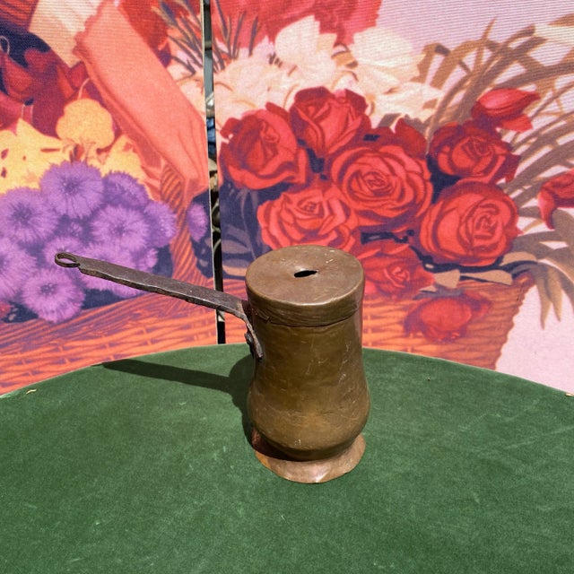 Brass Tea Serving Dish For Sale - Image 8 of 8