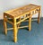 Vintage Boho Bamboo and Burlwood Console Table For Sale - Image 11 of 12