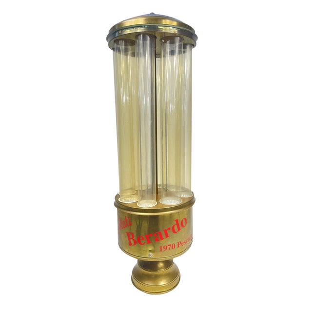 Vintage Brass Ice Cream Cone Distributor, 1950s For Sale