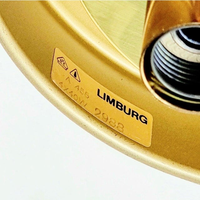 Large Space Age Mushroom-Shaped Ceiling Light from Limburg, Germany, 1970s For Sale - Image 9 of 10