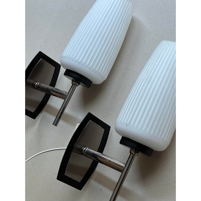 Mid-Century Modern Italian Wall Lights, 1970s, Set of 2 For Sale - Image 10 of 12
