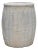 Chinese Limestone Melon Drum Table For Sale