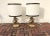 Brass Ribbon Lamp With Braided Leather Shade - a Pair For Sale - Image 12 of 12