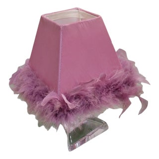 Crystal Table Lamp from Daum, 1960s For Sale