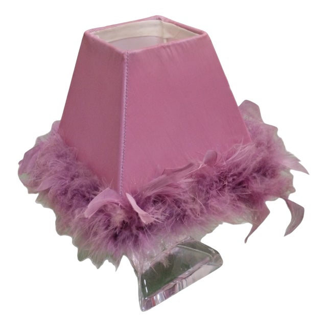 Crystal Table Lamp from Daum, 1960s For Sale