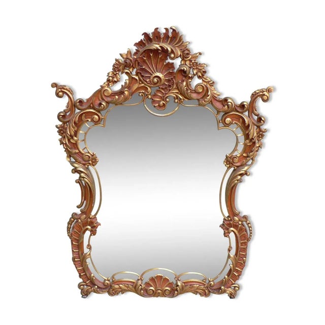 Mid-Century Rococo Mirror, 1950s For Sale - Image 14 of 14