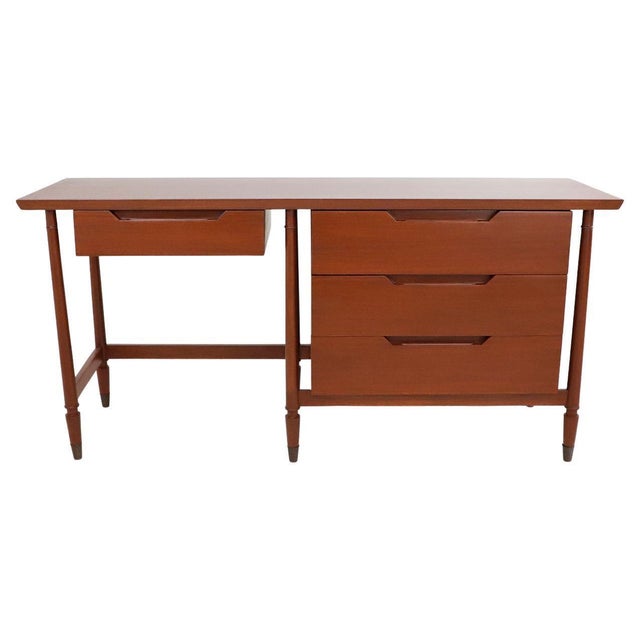 Wood Midcentury Mexican Modern Desk For Sale - Image 7 of 7