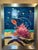 Contemporary “Original Signed Tomas Panzarino Coastal Mixed Media Crab and Starfish Painting “ For Sale - Image 3 of 6