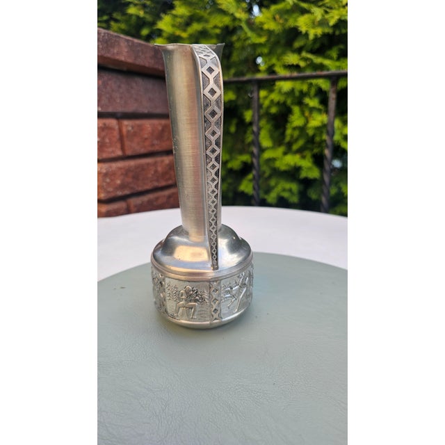 Pewter Vase from ITB Norway, 1970s For Sale - Image 4 of 8
