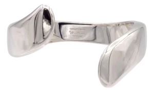 Tiffany & Co. Elsa Peretti Sterling Silver Swirl Cuff Bracelet