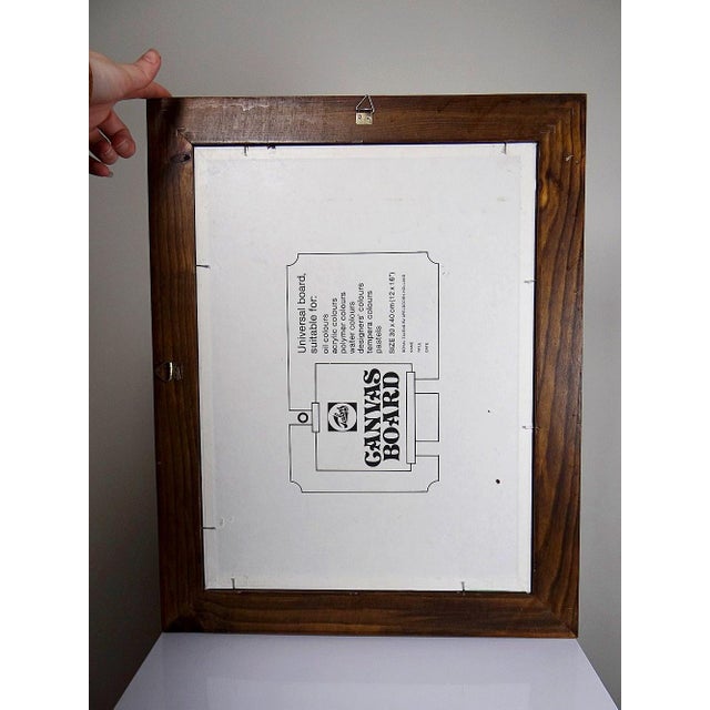 Portrait of Woman in Green, Oil on Canvas, 1980s, Framed For Sale - Image 15 of 16