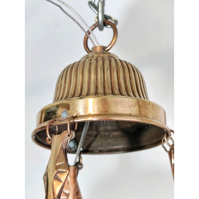 Art Nouveau Pendant Lamp, Spain, 1930s For Sale - Image 3 of 17