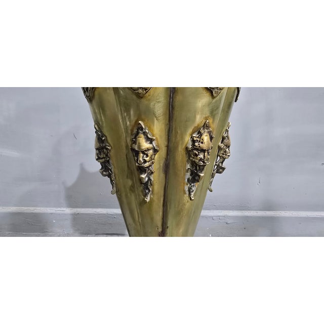 Brass Umbrella Stand, 1920 For Sale - Image 3 of 7