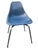 Vintage Mid-Century Modern Blue Fiberglass Shell Chairs, Chrome Legs, Set of Four For Sale - Image 12 of 18