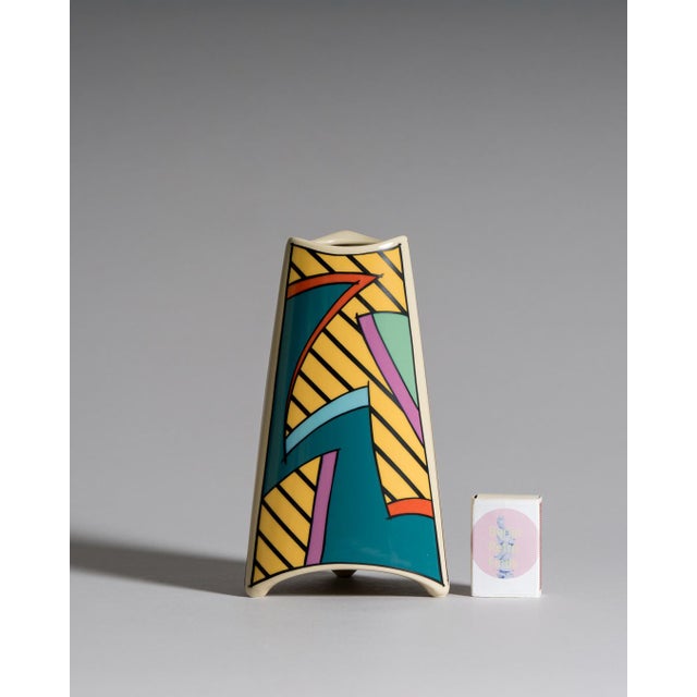 Ivory Flash Porcelain Vase and Candleholder Set by Dorothy Hafner for Rosenthal, 1980s, Set of 4 For Sale - Image 8 of 14
