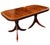 Traditional Jonathan Charles Regency Crotch Mahogany Non-Extendable Dining Table For Sale - Image 3 of 13