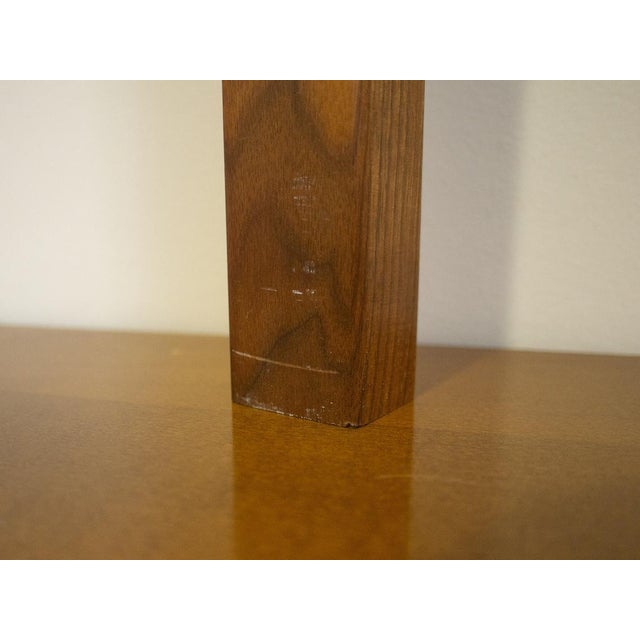 Brown 1960s Roger Sloan Wall Pocket Vase With Inlaid Design For Sale - Image 8 of 10