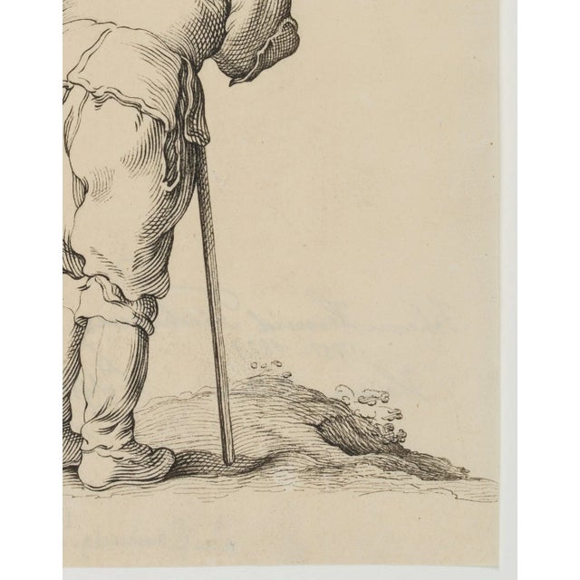 Johann Heinrich Wilhelm Tischbein, Shepherd with a Stick, 1790, Drawing For Sale - Image 4 of 5