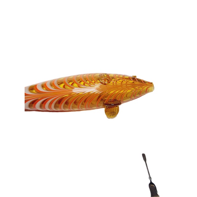 Fish Glass Figurine, Czechoslovakia, 1960s For Sale - Image 6 of 16