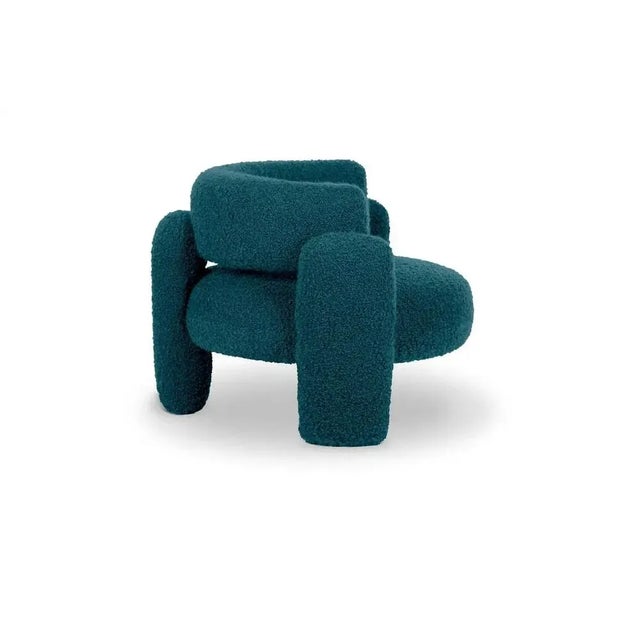 Contemporary Embrace Cormo Azure Armchair by Royal Stranger For Sale - Image 3 of 9
