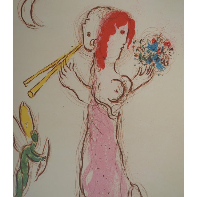 Marc Chagall, Married, 1960, Original Lithograph For Sale - Image 4 of 6
