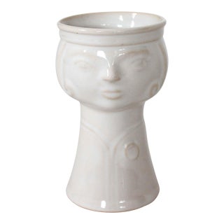 White Head Planter For Sale