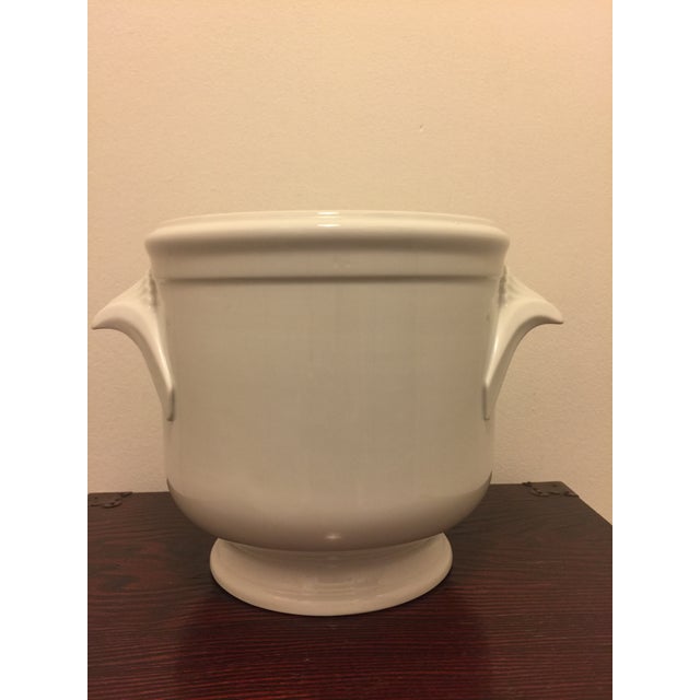 Vintage Limoges White Cachepot Chairish