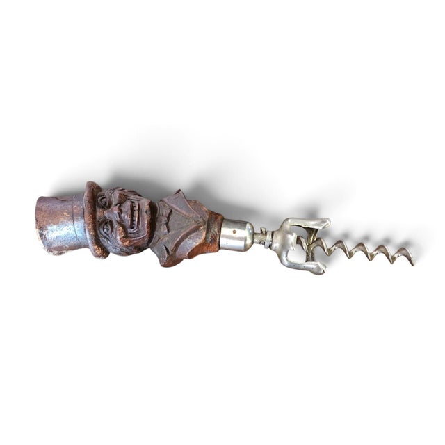 1940s Syracuse Ornamental Co Syroco Woodlite "Old Codger" Corkscrew Figurine For Sale In New York - Image 6 of 7