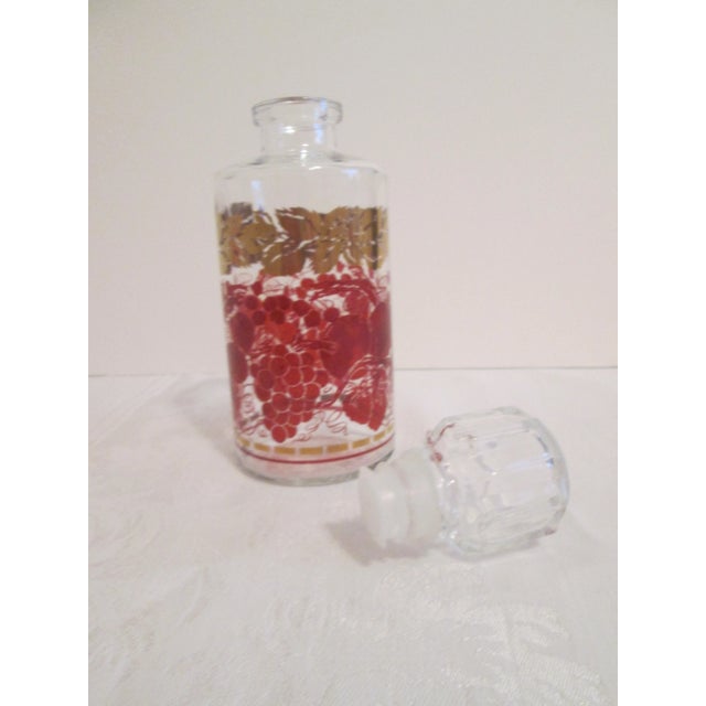 Glass French Gold-Gilt Liquor Decanter For Sale - Image 7 of 8