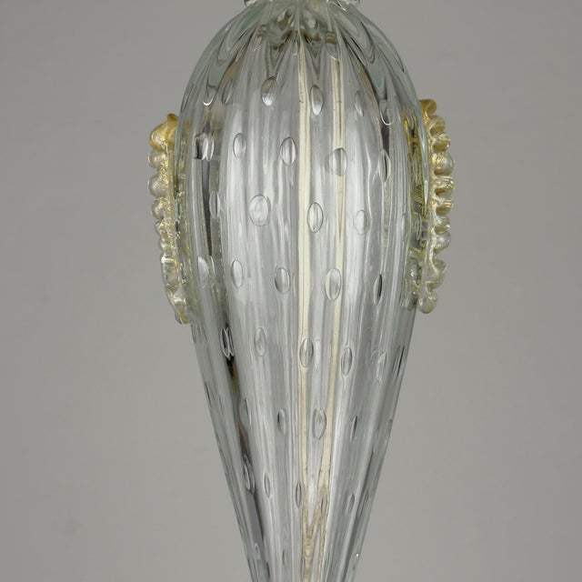 Murano Glass Table Lamp from Barovier and Toso, Italy, 1980s For Sale - Image 10 of 18