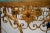 Gold Italian Mirrored Glass and Wrought Iron Dressing Table by Pier Luigi Colli, 1950s For Sale - Image 8 of 17