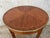 1930s French Louis XVI Style Marquetry Inlaid Gilt Bronze Circular Round Accent Table For Sale - Image 5 of 10