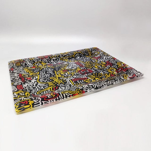 Pop Art Serving Tray by Keith Haring for Café Des Arts, 1990s For Sale - Image 10 of 10