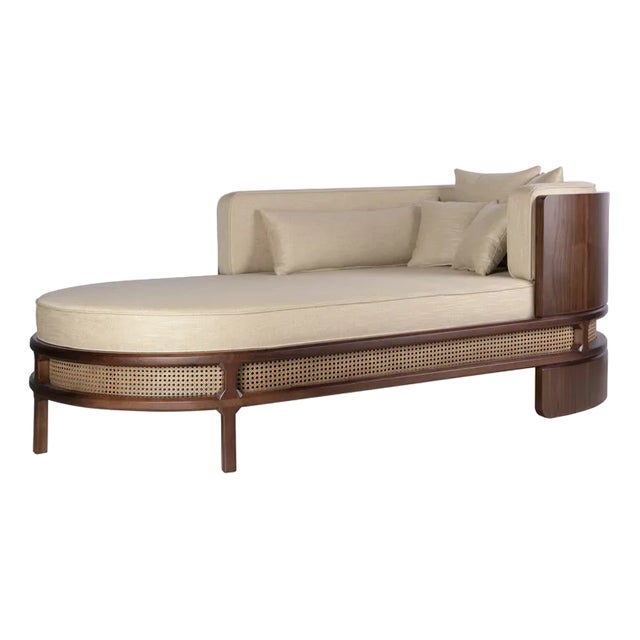 Brooks Chaise Longue by Wood Tailors Club For Sale