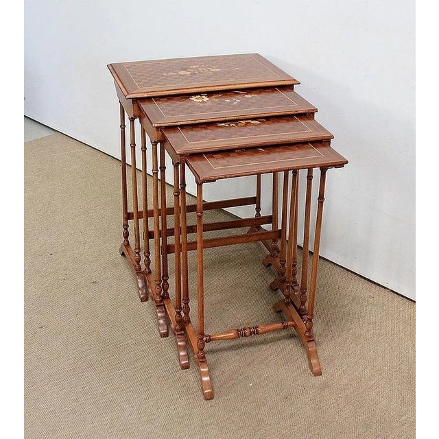 Nesting Tables, 1960s, Set of 4 For Sale - Image 3 of 18