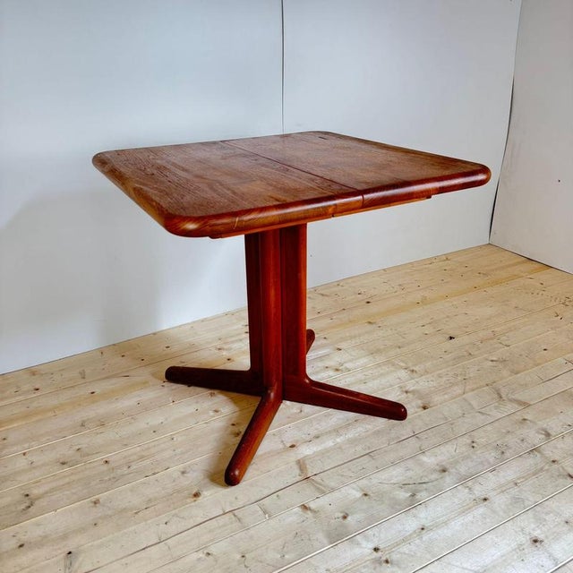 Brown Vintage Danish Teak Dining Table, 1960s For Sale - Image 8 of 8