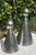 Vintage Sculptural Postmodern Ceramic Candleholders, Graduated Pair For Sale - Image 4 of 12