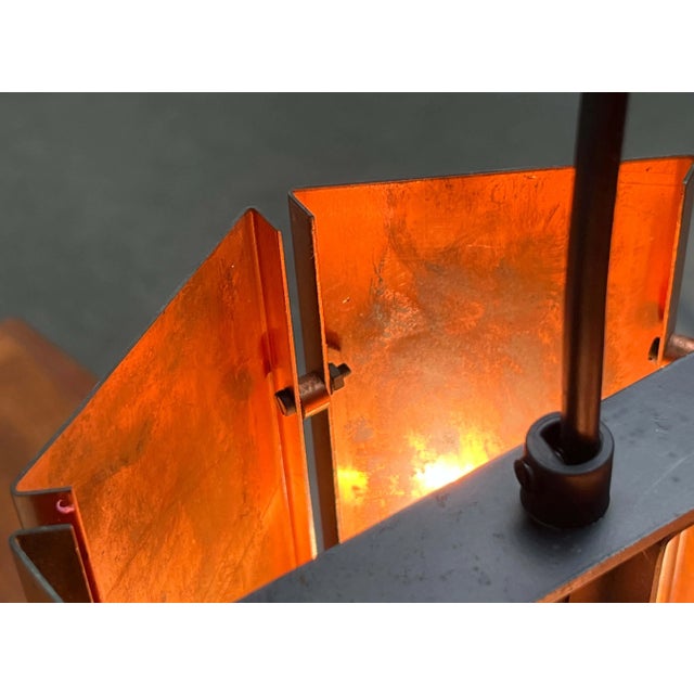 Mid-Century Modern German Copper Pendant Lamps, 1960s, Set of 3, Set of 3 For Sale - Image 10 of 18