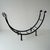 Late 20th Century Mid to Late 20th Century Forged Wrought Iron Log Holder For Sale - Image 5 of 9