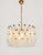 Alabaster White Murano Glass Pendant Light with Polyhedrons from Justfurnituress SRL For Sale - Image 4 of 10