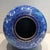 Blue Vintage Cloisonné Enamel Blue Floral Lidded Ginger Jar With Wooden Stand For Sale - Image 8 of 8