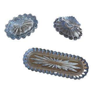Vintage Toiletry Set, Set of 3 For Sale