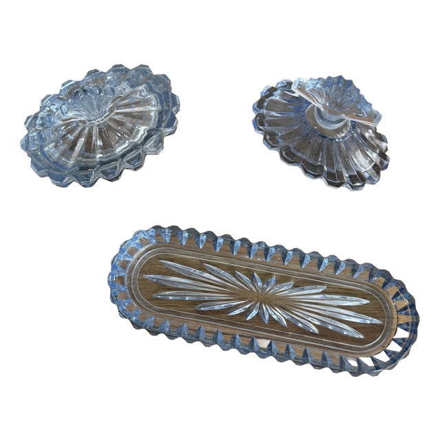 Vintage Toiletry Set, Set of 3 For Sale