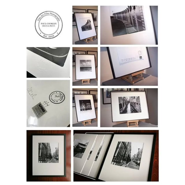 Black & White Signed Limited Edition Prints Exhibition-quality Silver Gelatin Print Signed, dated and inscribed with the...