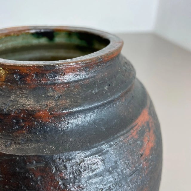Abstract Ceramic Studio Pottery Vase from Gerhard Liebenthron, Germany, 1970s For Sale - Image 13 of 18