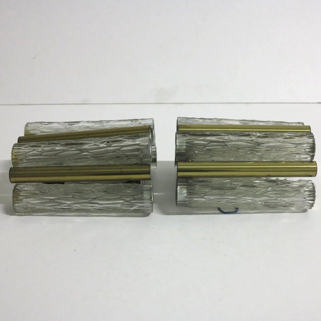 1960s Brass and Glass Wall Lamps from Kaiser, 1960s, Set of 2 For Sale - Image 5 of 8