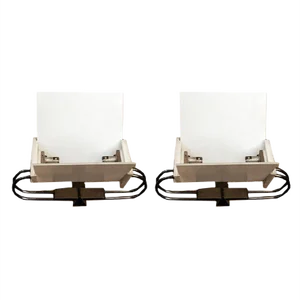 Postmodern Sconces by Perry King &amp; Santiago Miranda for Arteluce , 1980s, Set of 2
