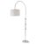 Metal Regina Andrew Arc Floor Lamp With Fabric Shade in Polished Nickel For Sale - Image 7 of 7